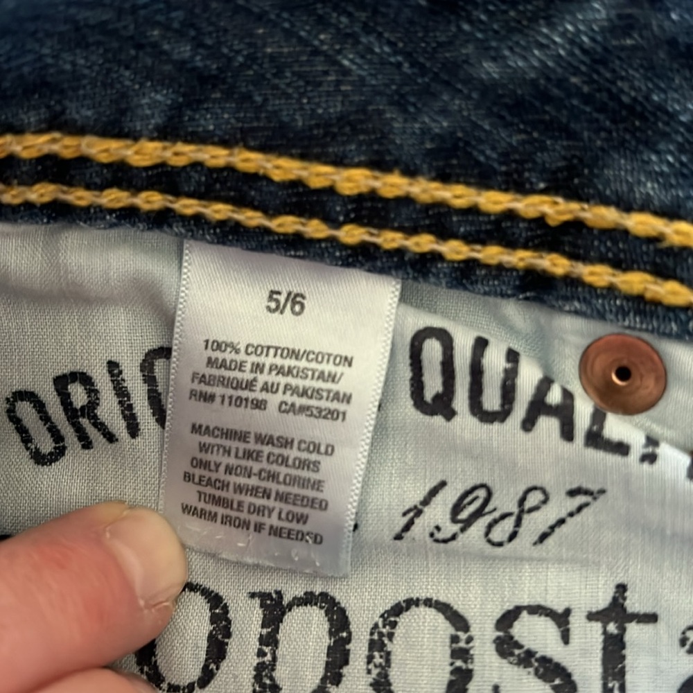 Aeropostale Cropped Jean size 5/6 - Picture 6 of 15